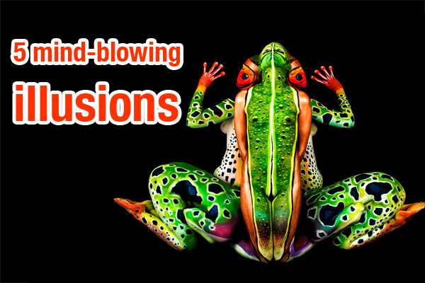 5 mind-blowing bodypainting illusions